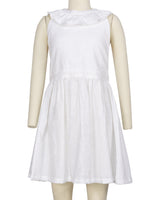 Ruffle Neck Halter Tie Dress