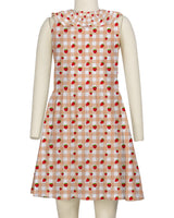 Ruffle Neck Halter Tie Dress