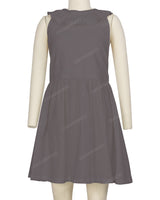 Ruffle Neck Halter Tie Dress