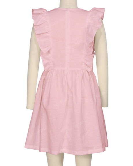 Sleeveless Side Frill Dress