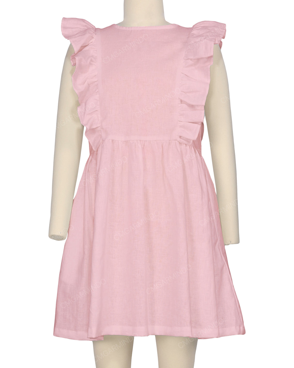 Sleeveless Side Frill Dress