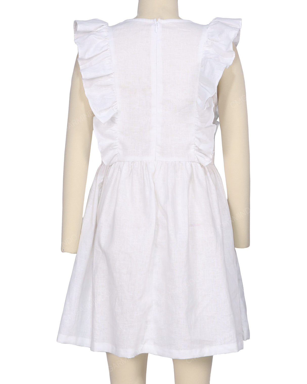 Sleeveless Side Frill Dress