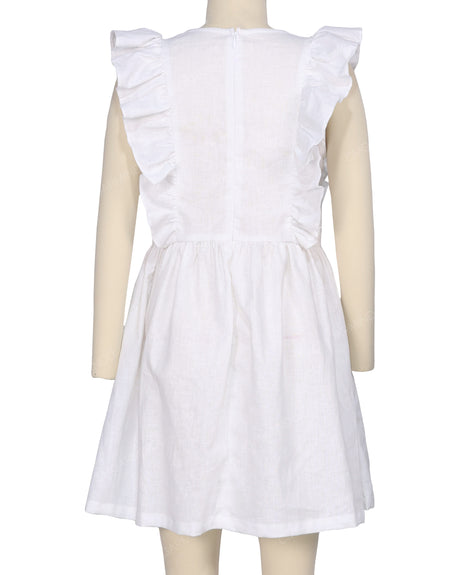 Sleeveless Side Frill Dress