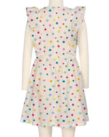 Sleeveless Side Frill Dress