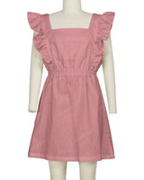 Sleeveless Side Frill Dress