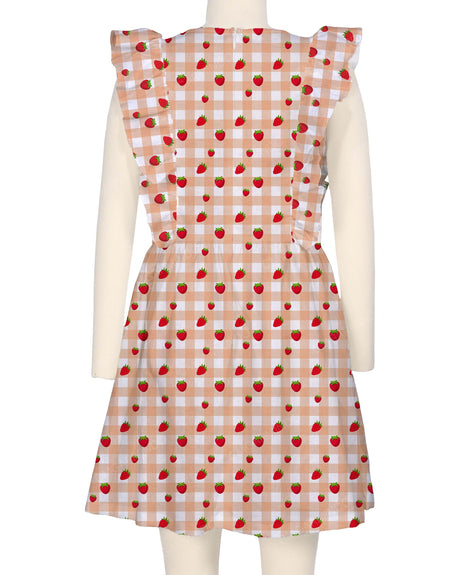Sleeveless Side Frill Dress