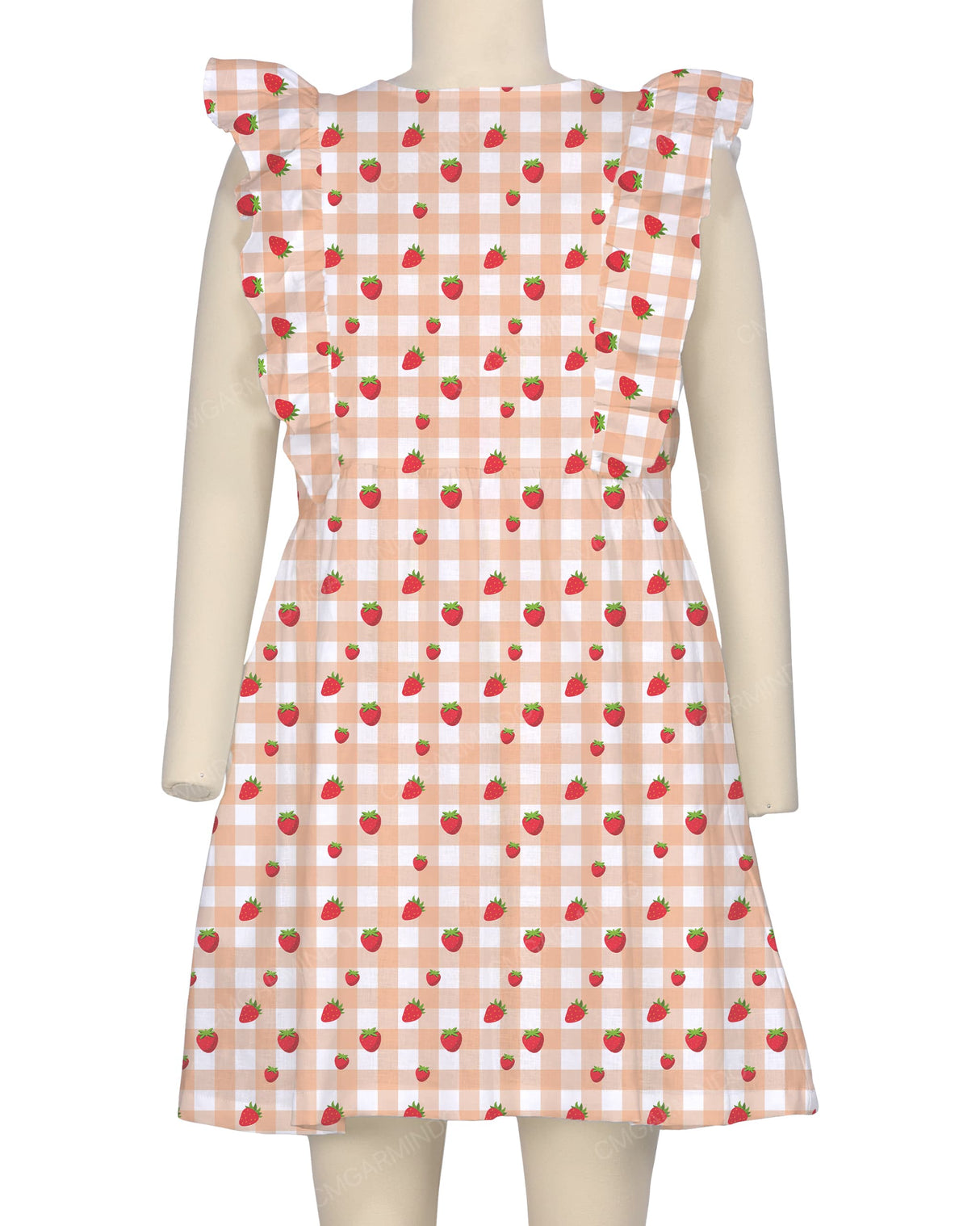 Sleeveless Side Frill Dress