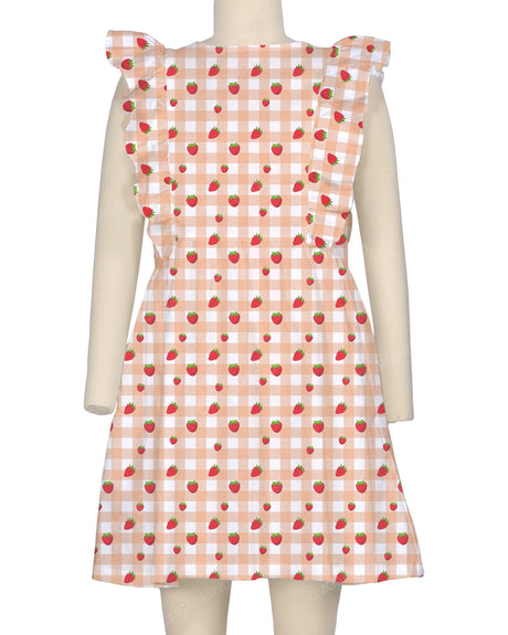 Sleeveless Side Frill Dress