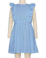 Sleeveless Side Frill Dress