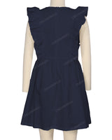 Sleeveless Side Frill Dress