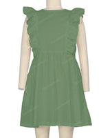 Sleeveless Side Frill Dress