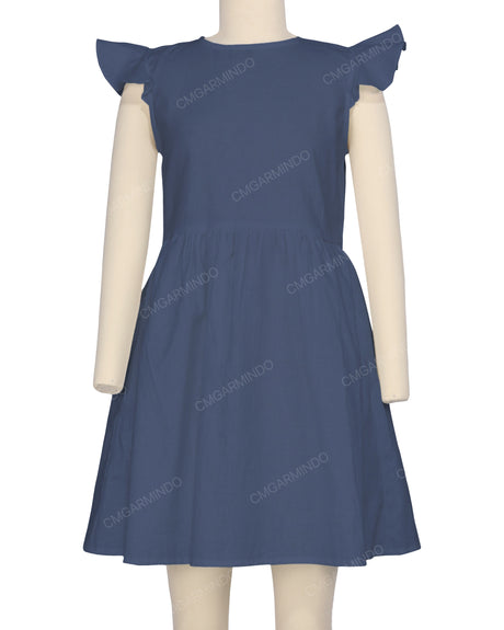 Frill Sleeve Dress