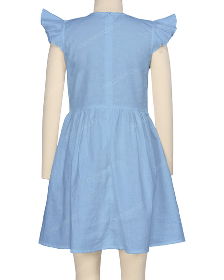 Frill Sleeve Dress