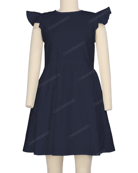 Frill Sleeve Dress