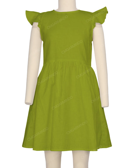 Frill Sleeve Dress