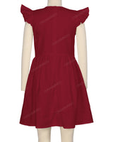 Frill Sleeve Dress