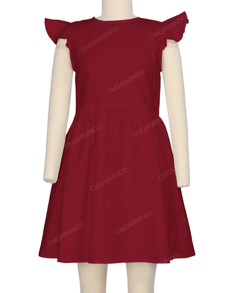 Frill Sleeve Dress