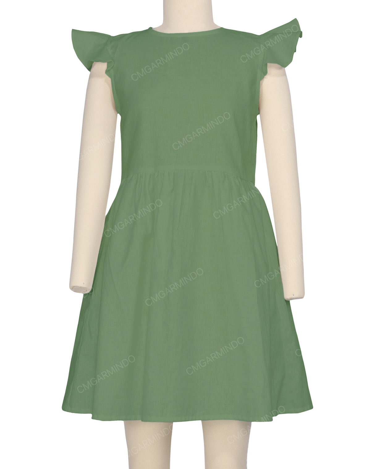 Frill Sleeve Dress