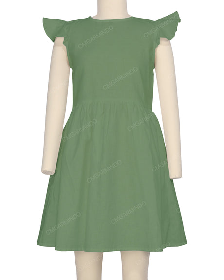 Frill Sleeve Dress