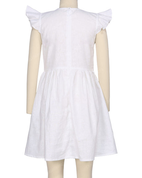 Frill Sleeve Dress