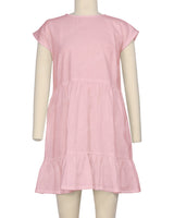 Cap Sleeve Ruffle Dress