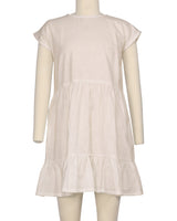Cap Sleeve Ruffle Dress
