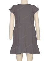 Cap Sleeve Ruffle Dress
