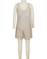 Wrap Front Shirred Back Romper