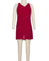 Wrap Front Shirred Back Romper