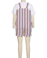 Wide Strap Overall Romper