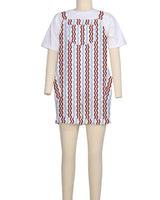 Wide Strap Overall Romper