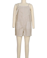 Tie Overall Romper