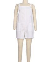 Tie Overall Romper