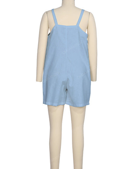 Tie Overall Romper