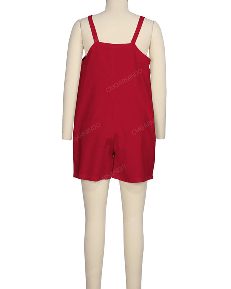Tie Overall Romper