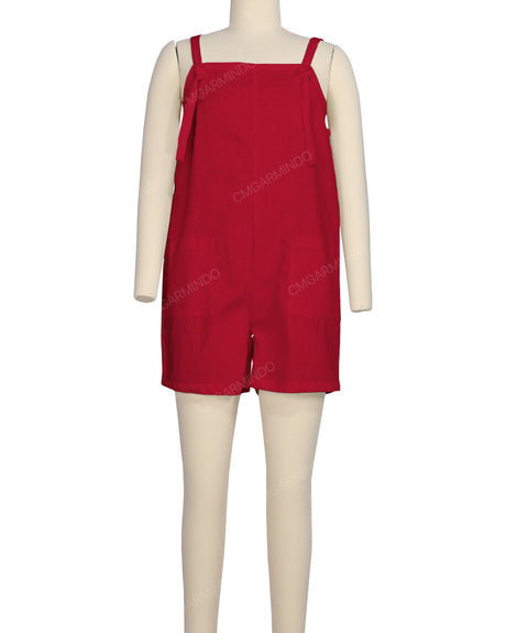 Tie Overall Romper