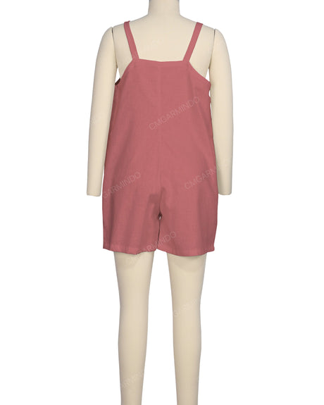 Tie Overall Romper
