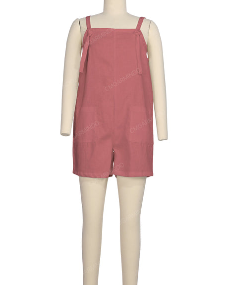 Tie Overall Romper