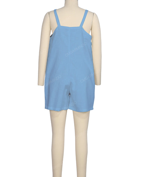 Tie Overall Romper