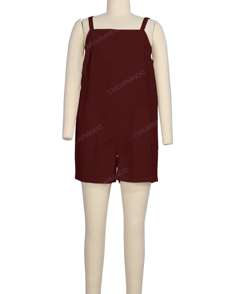 Tie Overall Romper