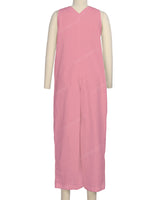 V-neck Jumpsuit