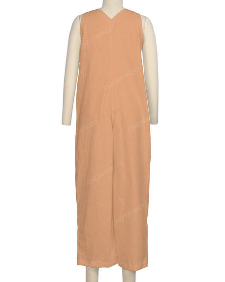 V-neck Jumpsuit