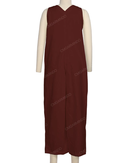 V-neck Jumpsuit