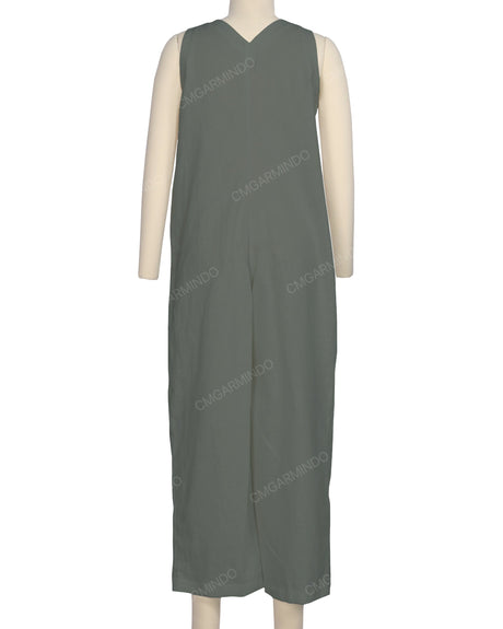 V-neck Jumpsuit