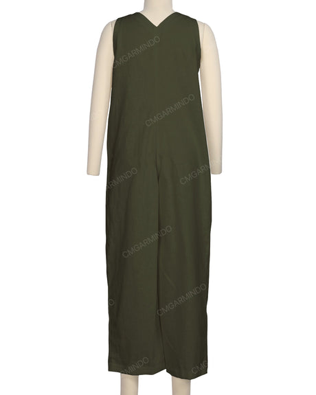V-neck Jumpsuit
