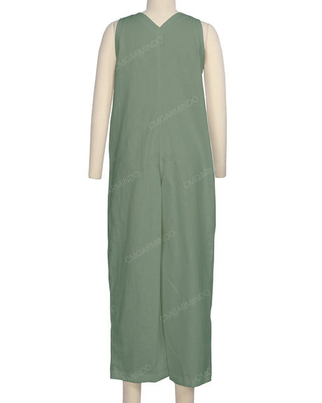 V-neck Jumpsuit