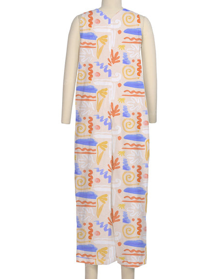 V-neck Jumpsuit