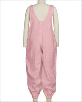 Elastic Hem Relax Overalls