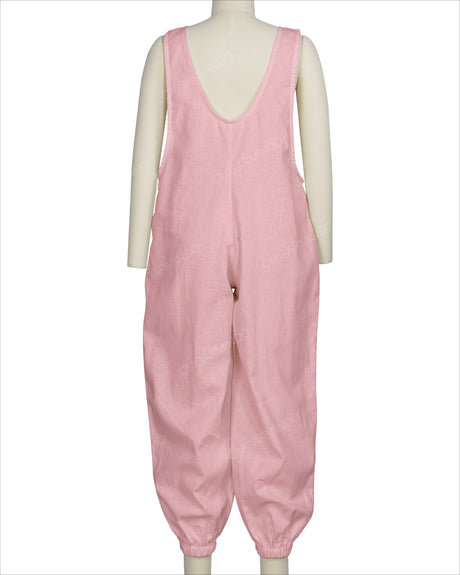 Elastic Hem Relax Overalls