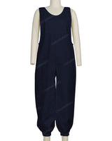 Elastic Hem Relax Overalls